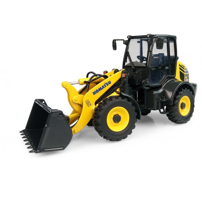 Universal Hobbies 1:50 Scale Komatsu WA100M-8 Compact Wheel Loader Diecast Replica UH8145