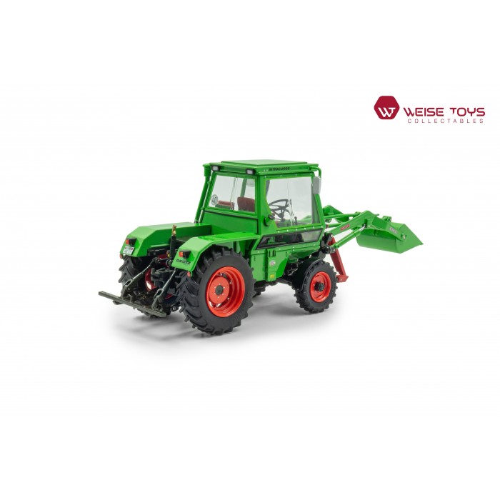 Weise-Toys 1:32 scale Deutz Intrac 2003 with Front Loader Tractor Diecast Replica WT1065
