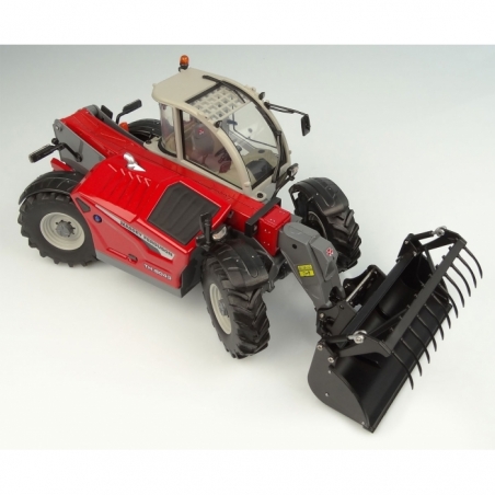 Universal Hobbies 1:32 Scale Massey Ferguson TH 8043 - 2023 with crocodile bucket Telehandler Diecast Replica UH6342