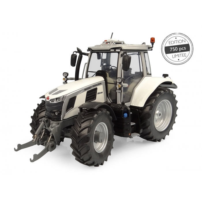 Universal Hobbies 1/32 Scale Massey Ferguson 6S.165 White Edition Tractor Diecast Replica UH6612