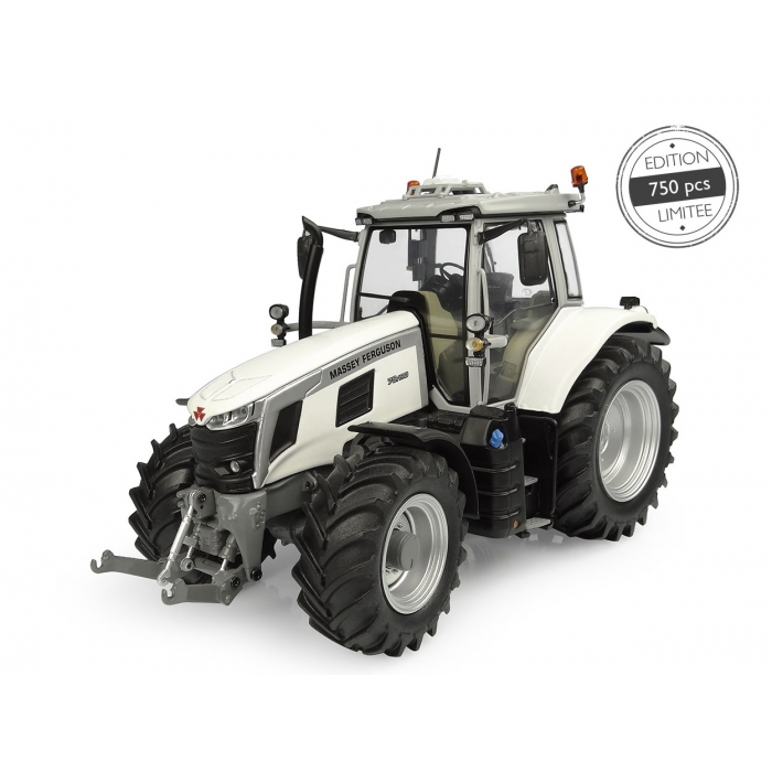 Universal Hobbies 1/32 Scale Massey Ferguson 7S.190 White Edition Tractor Diecast Replica UH6616