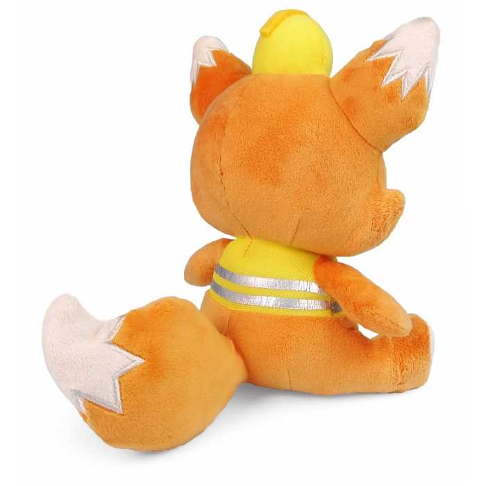 Komatsu Fox Soft Plush Toy "Kitsune" Mascot with Safety Helmet and Vest UHK1161