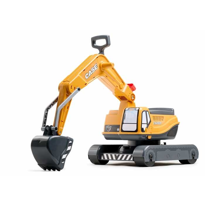 Case CE Excavator with Storage Ride-on Toy for Kids 3-7