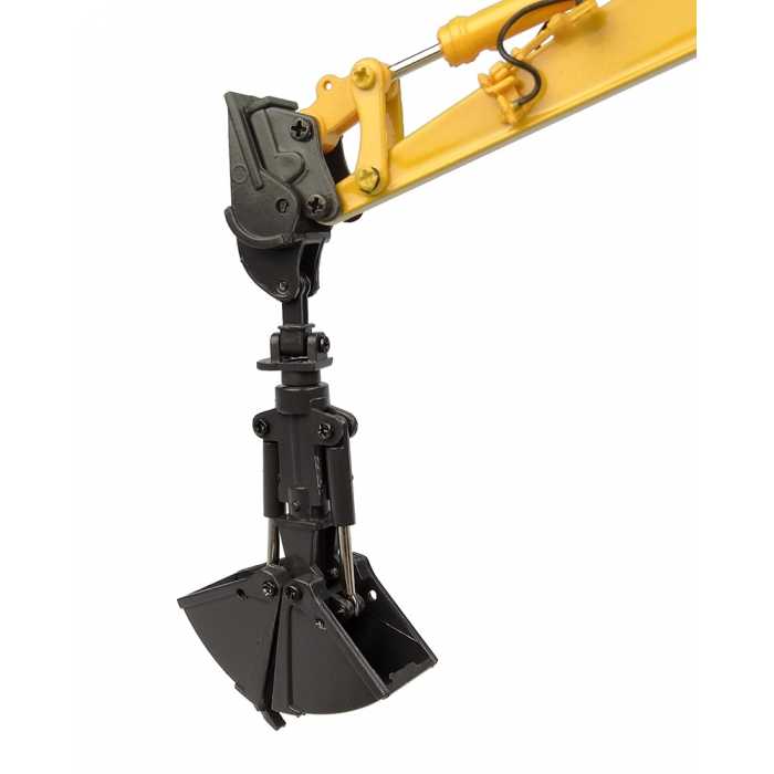 1:50 Scale Komatsu PW148-11 Hydraulic Wheeled Excavator with Standard and Clamshell Bucket Diecast replica