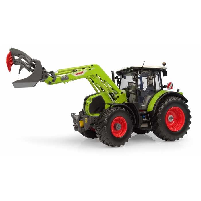 Universal Hobbies 1:32 Scale Claas Arion 510 Diecast Tractor with Front Loader FL120 with grab attachment Diecast Replica UH6646