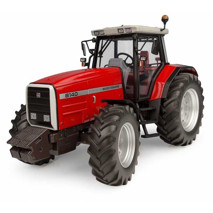 Massey Ferguson 8140 Tractor with Front Weight 1:32 Scale Diecast Replica UH6836
