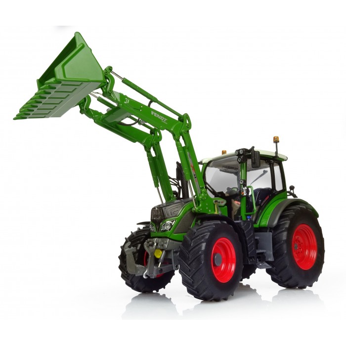 Universal Hobbies 1:32 Scale Fendt 516 Vario with front loader Tractor Diecast Replica UH4981