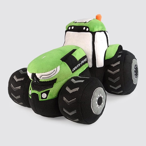 Soft stuffed tractor plush